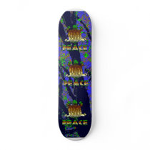 Peace Turtles Skate Board
