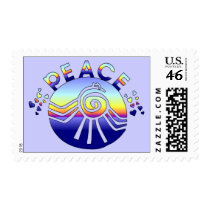 Peace Universe postage by orsobear Peace Universe postage