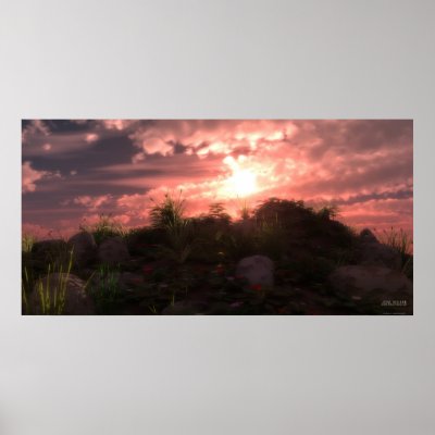 Peace Upon A Hill - Extreme Posters by 3dartwork