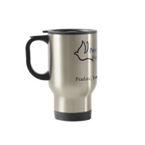 Peace w/dove Logo mugs by Jschweers Peace w/dove Logo mugs
