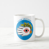 Peace White Dove with Olive Branch Coffee Mugs