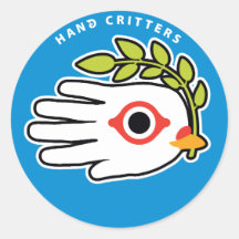 Peace White Dove with Olive Branch Stickers