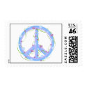 Peace with Vine postage
