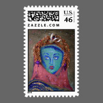 Peace Woman postage