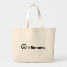 peace:womb canvas bag