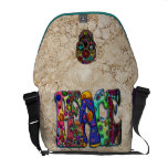 Peace Word Art Birds Butterflies & Floral Skull Commuter Bags