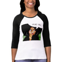 afro, diva, urban, polestarimages, funky, black, african-american, pretty, beautiful, women, girls, Shirt with custom graphic design