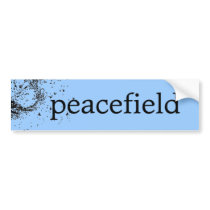 Peacefield Bird II Bumper Sticker bumper stickers