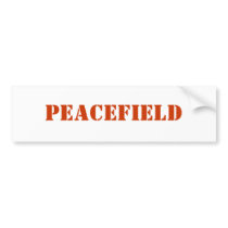 peacefield bumper stickers