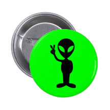 Peaceful Alien Button
