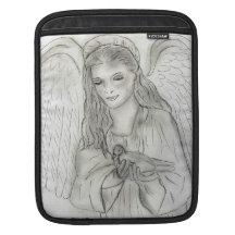Peaceful Angel iPad Sleeves