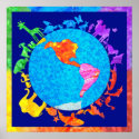 Peaceful Animal Kingdom Poster posters