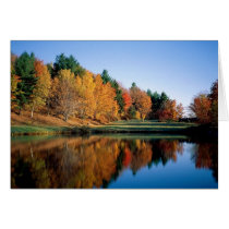 Peaceful Autumn In Vermont Greeting Card