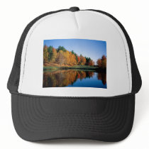 Peaceful Autumn In Vermont Hats
