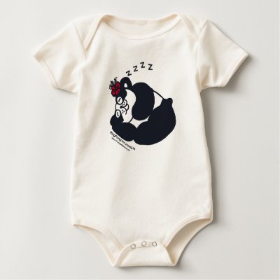PEACEFUL BABY PANDA Onesie or Shirt by Computious