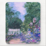 Peaceful Bird House Path mousepads
