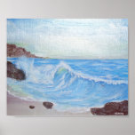 Peaceful Blue Seascape posters