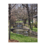 Peaceful bridge creek Lynchburg post card postcards