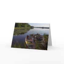 Peaceful Canoe Notecard by lymie7482 Peaceful Canoe Notecard
