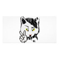 Peaceful Cat photo cards
