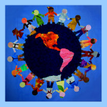 Peaceful Children around the World posters