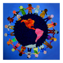 Peaceful Children around the World posters by PeaceMontessori Peaceful Children around the World posters