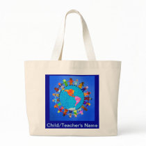 Peaceful Children Canvas Bags
