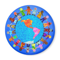 Peaceful Children Magnets