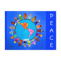 Peaceful Children Postcard