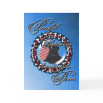 Peaceful Christmas Because of the Brave cards by silentranksshop Peaceful Christmas Because of the Brave cards