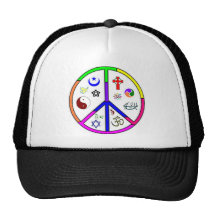 Peaceful Coexistence Mesh Hats
