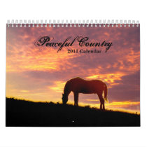 Peaceful Country  2011 Calendar