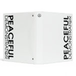 Peaceful Demonstrator binders