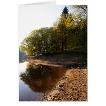 peaceful derbyshire veiw greeting cards