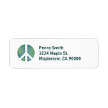 Peaceful Earth Address Label