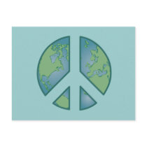 Peaceful Earth Postcard by warrior_woman Peaceful Earth Postcard
