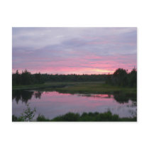 Peaceful evening Postcard by hopefulone Peaceful evening Postcard