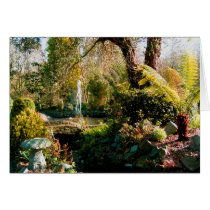 Peaceful garden in Guernsey 1 cards by ANGELHELEN Peaceful garden in Guernsey 1 cards