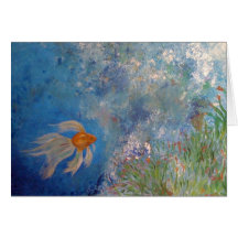 Peaceful Goldfish Card