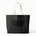 Peaceful Lotus - Jumbo Tote bags