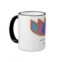 Peaceful Lotus Ringer Mugs