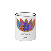 Peaceful Lotus Ringer Mugs