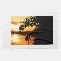 Peaceful Morning Sun Kitchen Towel