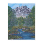 Peaceful Mountain Postcard