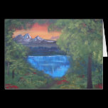 Peaceful Mountain Sunset cards