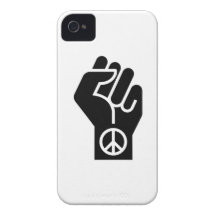 Peaceful Protest Pictogram iPhone 4 Case
