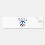 Peaceful Protestor Bumper Stickers