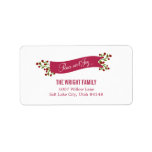Peaceful Ribbon Address Labels labels
