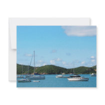 Peaceful Sea St. Thomas Personalized Invitation