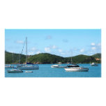 Peaceful Sea St. Thomas Personalized Photo Card